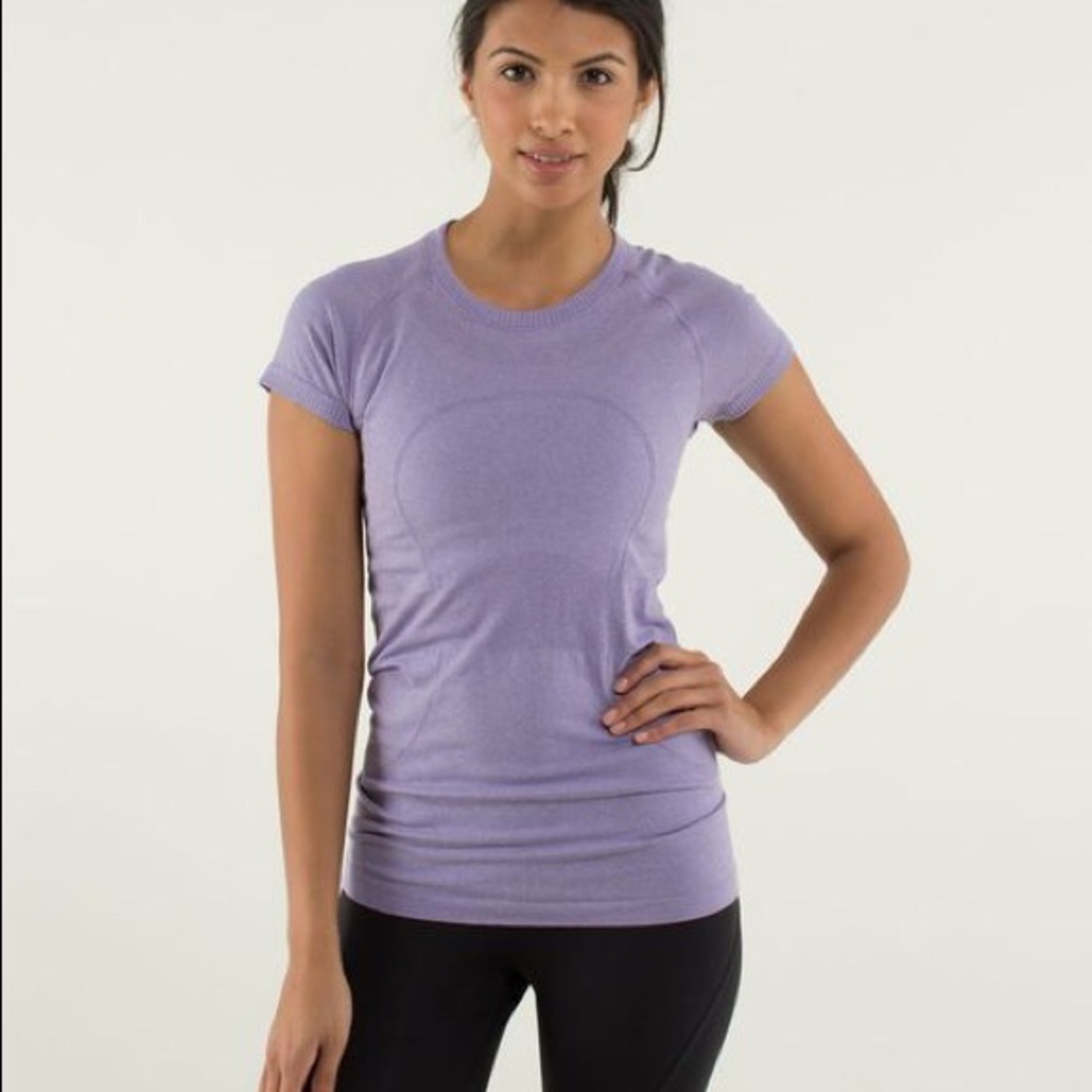 Lilac lululemon swiftly tech tee
